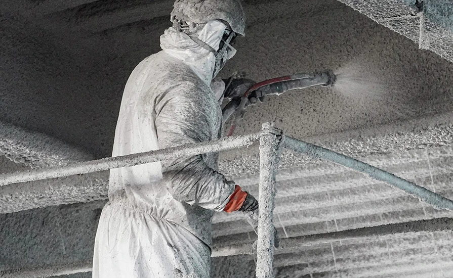 Termoprotecție beton cu vopsea intumescentă RF60–RF240