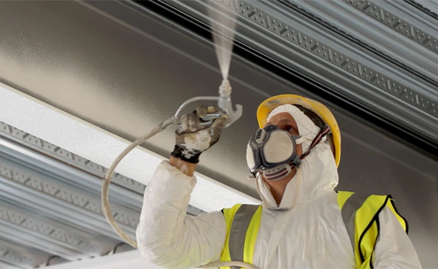 Termoprotecție structuri metalice cu vopsea intumescentă
